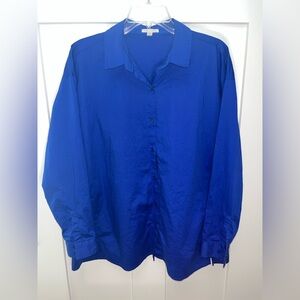 Eileen Fisher Women’s Blue Shirt